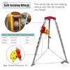 Emergency Rescue Tripod Kit - Adjustable Feet for Confined Spaces, Ideal for Wells, Tunnels & Sewers - Industrial Safety Equipment for Professionals & Emergency Rescues view 4