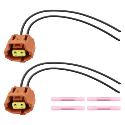2 Pcs Engine Variable Valve Timing Vvt Solenoid Connector Wiring Harness Pigtail Plug Fit for Ford F150 F250 F350 Super Duty Mustang Explorer Expedition 4.6L 5.4L Fit for Lincoln Mark Navigator