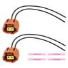 2 Pcs Engine Variable Valve Timing Vvt Solenoid Connector Wiring Harness Pigtail Plug Fit for Ford F150 F250 F350 Super Duty Mustang Explorer Expedition 4.6L 5.4L Fit for Lincoln Mark Navigator view 1