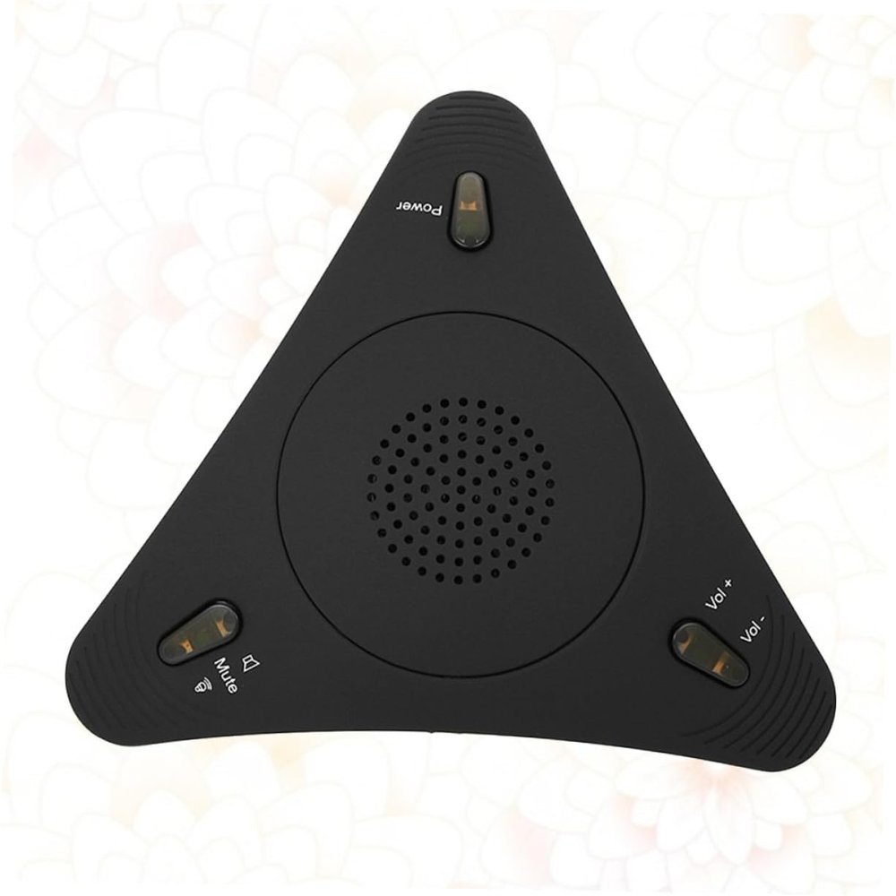 BRIGHTFUFU USB Omnidirectional Microphone with Echo Reduction High Sensitivity Voice Chat Mic for Gaming Distance Education Recording Plug and Play USB Compatible Portable with Cable Black