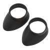 2PCS Telescopes Eye Cups, 27mm Inner Diameter Binocular Eye Cups Telescopes Foldable Rubber Eyecups for Microscope Ocular Instrument view 3