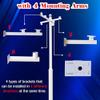 4-Arm Camera Pole Mount - 8.2ft Outdoor Bracket for Security Cameras - Versatile Surveillance Pole for Backyard & Parking Lot - Durable, Weather-Resistant Design view 4