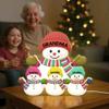 POPPOP Personalized Grandma Snowman Light Box, Custom Family Christmas Night Light, Christmas Birthday Gift for Grandma, Grandpa, Kids, 3D Effect Heartwarming 01 view 4
