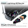 X2 Motorcycle Intercom 2 Rider Helmet Communication System Motorcycle Helmet Bluetooth Headset Bluetooth 6.0 Music Sharing Voice Control Connect Two Devices IP66 Waterproof 15 Lighting (Gray Orange) view 2