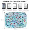 HoYiXi Universal Sleeve Bag for 6-6.8-7 inch E-Book Reader Compatible with 6.8" Kindle Paperwhite 2025-2012/6" All-New Kindle/Kobo/Pocketbook,6-7" EReader with Anti-Drop Protective Cover,fflower 2 view 2