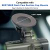 4-Pack Round Double-Sided Adhesive Pads  Compatible with REDTIGER Dash Cam Suction Mounts for Secure Windshield Installation view 3