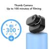 Zopsc Mini Body Camera, 1080P Magnetic POV Action Camera with USB C Charging, 100Min Recording Time, for Biking Travel Sports Vlogging Camping (Black) view 2