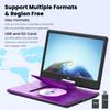 ieGeek 15.9" Portable DVD Player, 14.1" Large Screen, HDMI Input, Purple view 4
