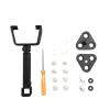 Chuhals for Action Camera Top Low Mount Holder 360 VR for Gopro for Insta360 Hanging Bracket Fixed Clamp for DJI for FPV Combo Drone view 1