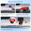 4-Pack Heavy-Duty Adhesive Pads, Compatible with REDTIGER Dash Cam Mounts, Secure Windshield Bond, Heat-Resistant, No Residue (1.61  1 in) view 3