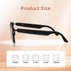 GenXenon Smart Glasses for Men & Women, Bluetooth Glasses with Speakers, UV400 Polarized Lenses, Open Ear Sound, Music/Call, Touch Voice Assistant, Smart Bluetooth Sunglasses for Driving Traveling view 3