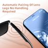GenXenon Smart Glasses for Men & Women, Bluetooth Glasses with Speakers, UV400 Polarized Lenses, Open Ear Sound, Music/Call, Touch Voice Assistant, Smart Bluetooth Sunglasses for Driving Traveling view 4