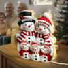 POPPOP Personalized Grandma Grandpa and Grandkids Snowman Light Box, Custom Family Christmas Night Light, Christmas Birthday Gift for Grandma, Grandpa, Kids, 3D Effect Heartwarming 02 view 4