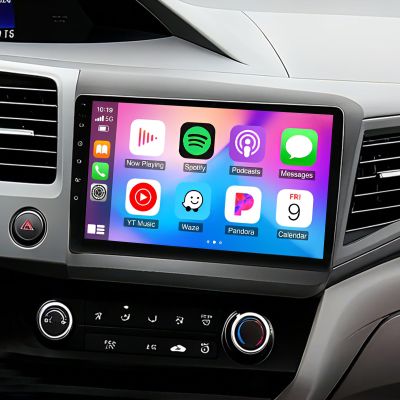 10.1'' 4+64G Car Radio for Scion iQ 2012 2013 2014 2015 Stereo with Wireless CarPlay Android Auto, Car Radio Stereo Double Din for Scion iQ Upgrade 5G WiFi GPS Bluetooth FM SWC AHD Backup Camera