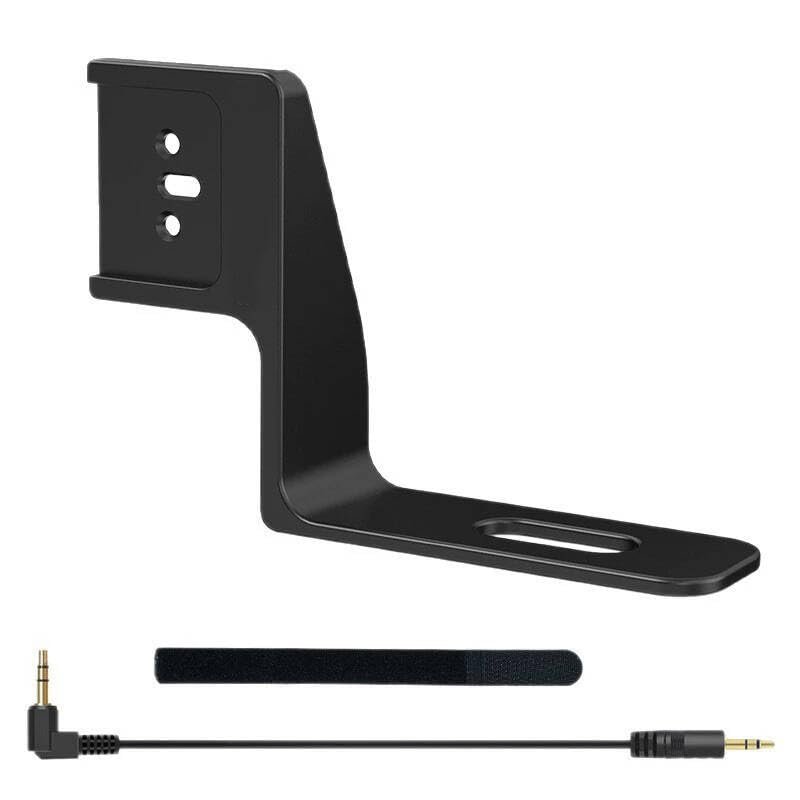 YUYUEMI Mic Cold Shoe for Insta360 X5 Microphone Holder with Audio Cable Action Cameras Mic Bracket for DJI MIC mini Adapter