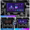 2+64G Double Din Car Stereo for Honda Civic 2016-2020 with Wireless CarPlay and Android Auto, 9 Inch IPS Touchscreen Android 15 Car Radio Support Bluetooth WiFi GPS SWC FM RDS Backup Camera view 2