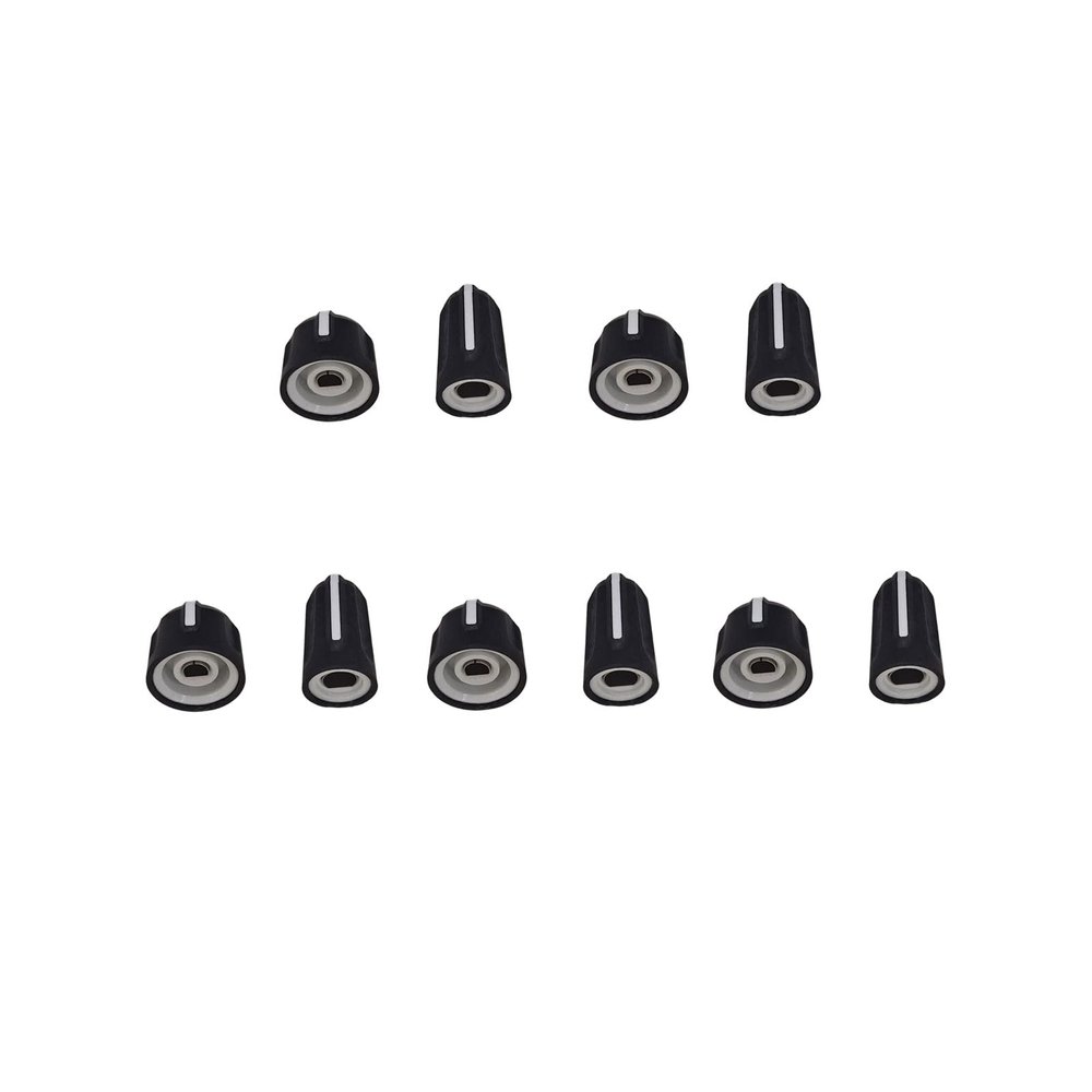 Fascinatacc 5Pairs Volume Knob & Channel Frequency Selector Knob Button Cap Kit for R7 R7A N30 N50 Two Way Radio Accessories HW002889A01 HW002890A01