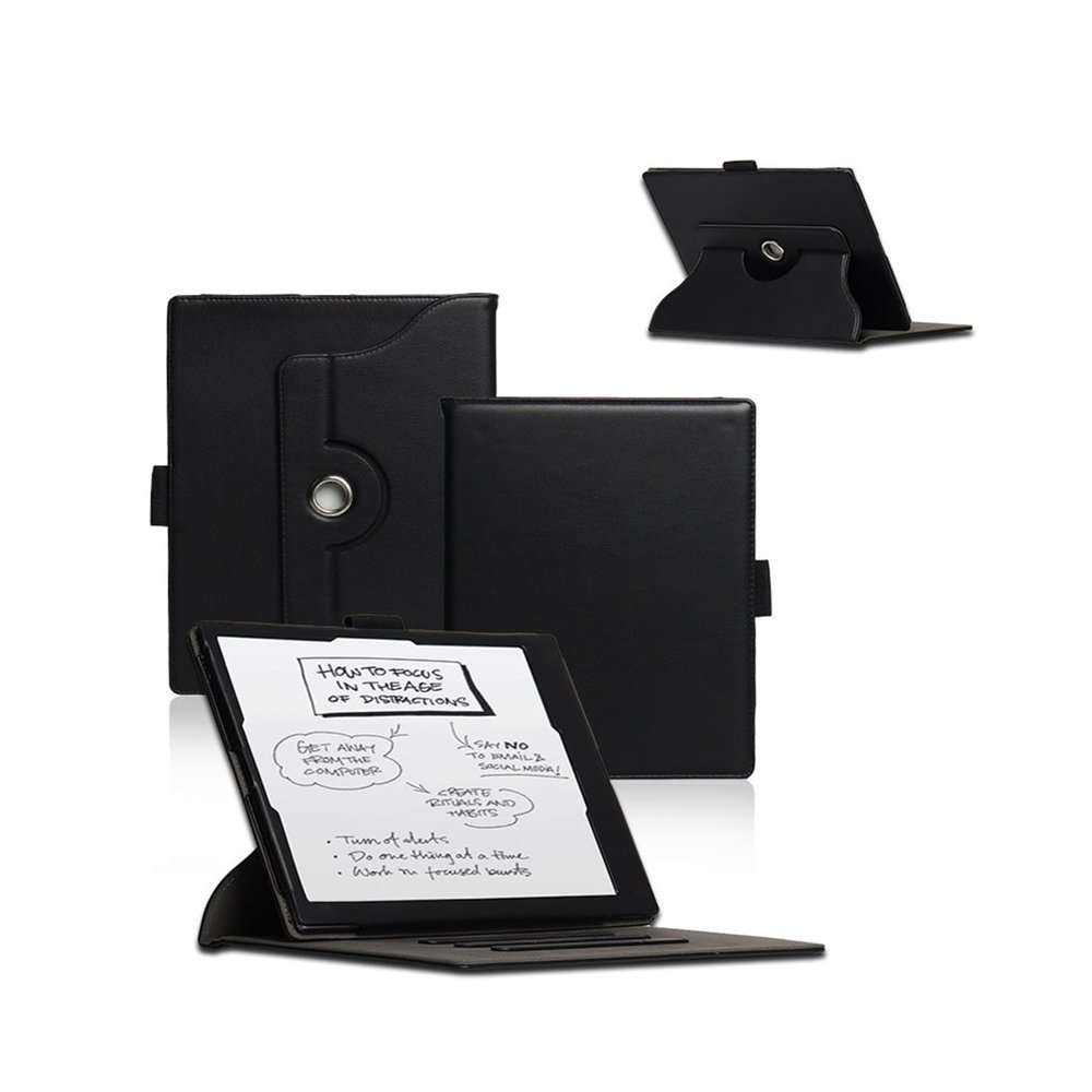 AJUSIBZR Case Compatible with Remarkable 2 10.3" 2020 Paper Tablet - 360 Degree Rotation Protective Folio Cover with Pen Holder
