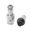 GX16 Aviation Connector Kit, 2/3/4/5/6/7/8 Pin Male Female Plugs, IP67 Metal Butting Connectors view 2