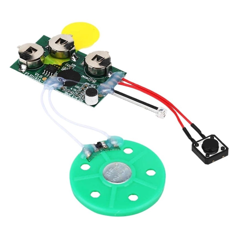 4mins DIY Recordable Greeting Card Module Light Sense Voice Sound Record Chip(Play Once)