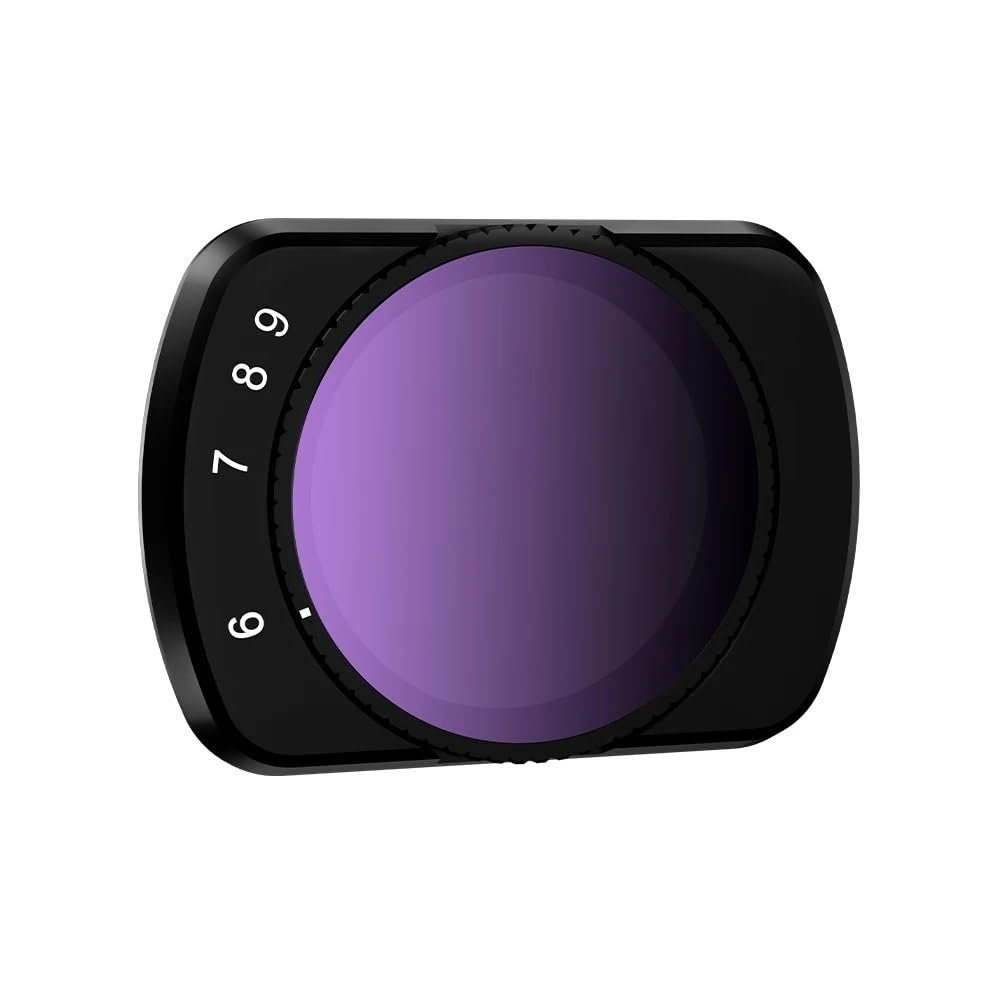 YILIANDE for BRDRC VND Kit for DJI for Osmo Pocket 3 Adjustable Magnetic VND2-32/VND64-512 Lens Camera Professional Photography Accessory(VND64-512)