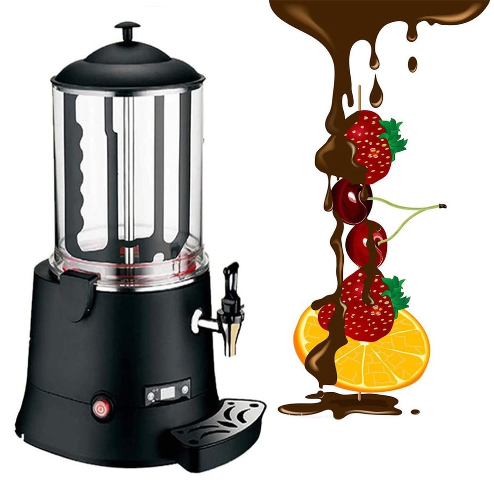 Electric Chocolate Melting Machine, Commercial Hot Chocolate Dispenser, Heating Range 30C ~-90C, for Hotels Restaurants Bakeries Cafes(5L)