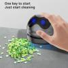 Yosoo Health Gear Desktop Vacuum Cleaner, Grey USB Rechargeable Dust Sweeper for Pet Hairs Crumbs on Table Car view 2