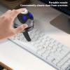 Yosoo Health Gear Desktop Vacuum Cleaner, Grey USB Rechargeable Dust Sweeper for Pet Hairs Crumbs on Table Car view 3