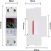 110V 120V 40A Digital Display Surge Protector Circuit Breaker Low Voltage and Over Voltage Protector Disconnect Switch view 2