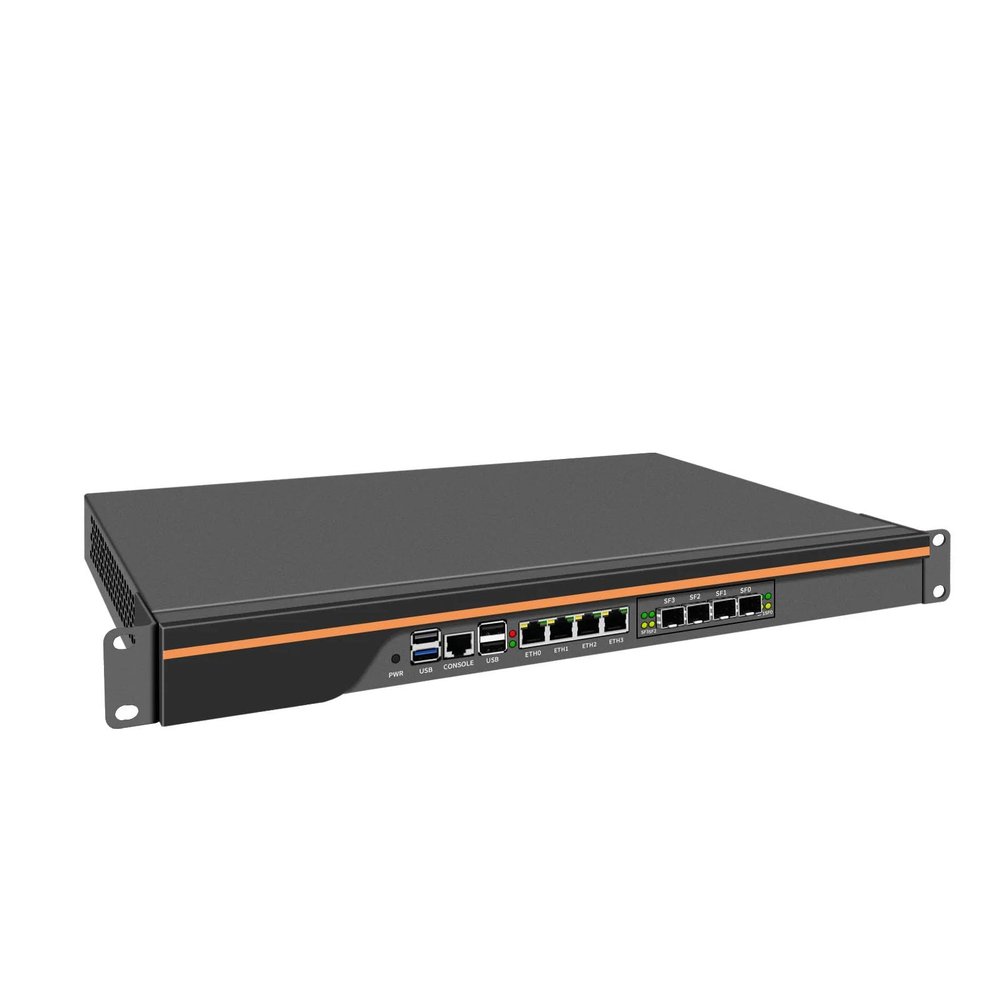 CYMINILMDPC Rack-Mount Firewall Mini PC,N150 2x10G SFP,No Ram No Storage, 4*i226-V 2.5G LAN,Enterprise Server Network Security Host