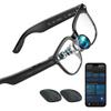 Aovemt AI Smart Glasses with Camera  1080P HD Video & Audio, Real-Time Translation, ChatGPT Assistant, Bluetooth Smart Sunglasses with Noise Reduction, Prescription Lenses Compatible view 1