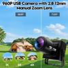 1.3MP Low Light USB Camera with CS Manual Zoom 2.8-12mm 4X Lens, AR0130 0.01Lux Night Vision Camera, 960p Industrial Camera with UVC Plug-and-Play for Windows, Linux, Android and Mac OS view 3