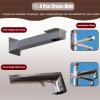 Outdoor Universal Security Pole for 4 Cameras, 2.0 2.5 3.0 m Surveillance Pole with Floor Stand Holder & Screws, Stainless Steel CCTV Camera Pole(3.0 m (9.8 ft)) view 2