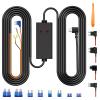 11.5ft USB-C Dash Cam Hardwire Kit, 12V24V to 5V 3A Dash Cam Charger Power Cable with 4 Fuse Taps, 24/7 Parking Monitor, Low Voltage Protection for RC09, GT820, GT806 view 1