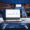 2026Upgrade Wireless HDMI Transmitter and Receiver 328FT/100M, Low-Latency Dual-Band 5.8+2.4G LDS Antenna, 4K Decode 10Bit 1.08 Billion Hues Display Video and Audio to Monitor from PC/Projector/TV Box view 3