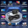 12V 3A Tablet Laptop Compatible with Jumper EZbook, Power Cord AC Adapter Fit for Jumper EZbook X3 X4 S4 S5 2 3 3S 3l Pro EZpad 6 Pro 3 Plus A5, for Chuwi HeroBook Ubook AeroBook LapBook for Trekstor view 2