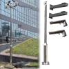 6.6 8.2 9.8 ft CCTV Camera Pole Stainless Steel, 360 Surveillance Cameras Extended Mounting Pole for Outdoor, Security Monitoring Pole Weatherproof(3.0 m (9.8 ft)) view 1