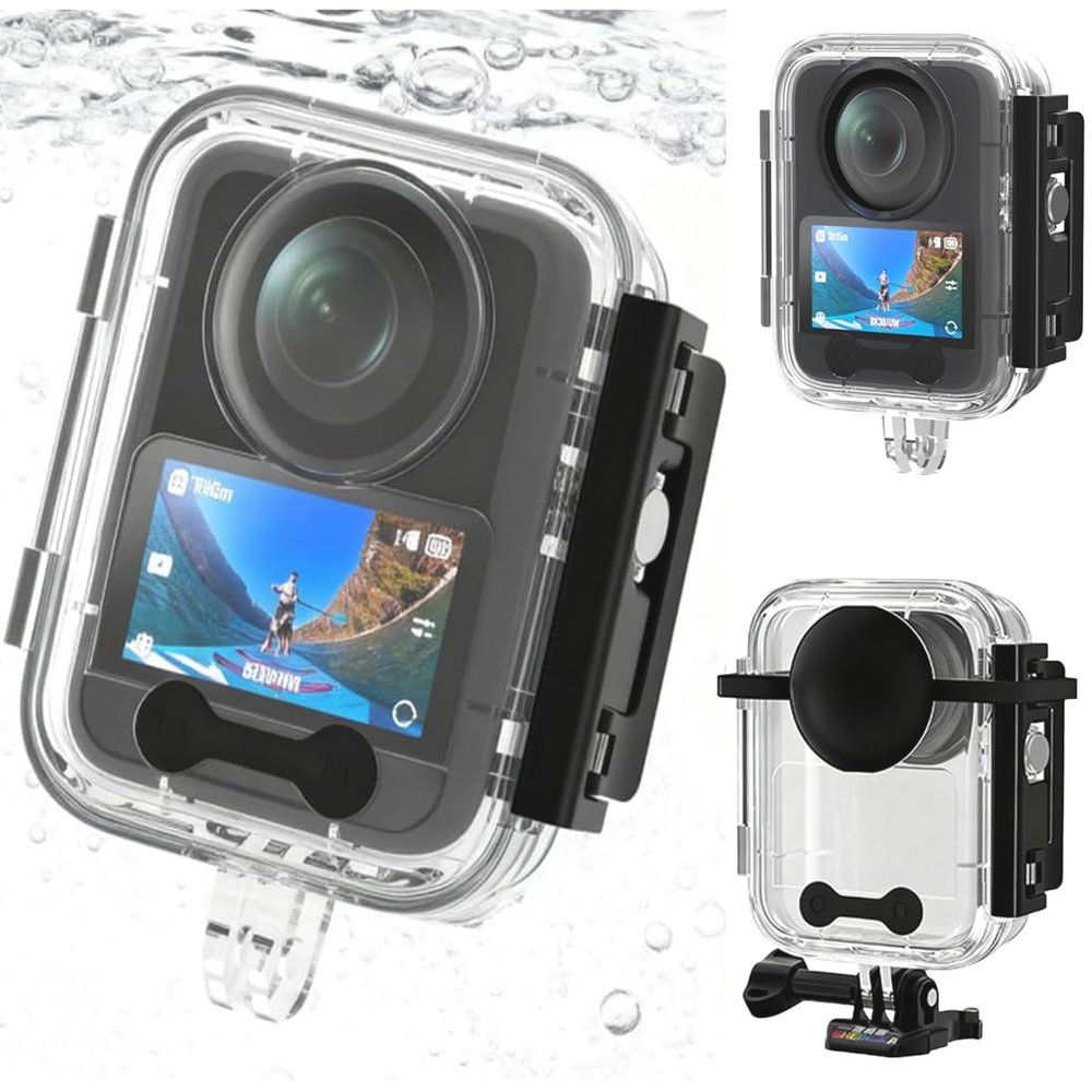 Coyktonty Dive Case Waterproof Case for DJI Osmo 360,Supports 50M/164FT Underwater Scuba Snorkeling Deep Diving