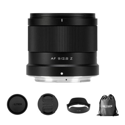 VILTROX 9mm F2.8 Z Lens for Nikon Z-Mount, Auto Focus Ultra-Wide Angle APS-C Prime Lens Compatible with Nikon Z-Mount Cameras Z5 Z50 Z50II Z6 Z6II Z7 Z7II Z30 Z9 Z8 ZF Z6III ZFC