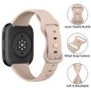 4 Pack Slim Silicone Watch Bands for Amazfit Bip 6/Bip 5/ GTR 4/ GTR 3/3 Pro/GTR 2/2e/GTR 47mm/Balance Watch Band Women Men, 22mm Sport Silicone Adjustable Strap (Black/Milk Tea/Smoke Purple/Starlight) view 2