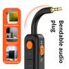 ASHATA Airplane 5.4 Adapter, Receiver and Transmitter with 2 Pin Airplane Plug for Wireless Audio in Car Home Stereo view 4