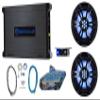 Rockville RM-PREMIUM102 Black Marine Free Air Subwoofer Pair with DBM13 Amp view 1