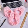 CREATCABIN 23"-27" Kawaii Computer Monitor Cover with Cat Ear Design Pink Computer Monitor Protective Cover Screen Elastic Dustproof Display Furry Bowknot Decoration for PC Tablet Laptop TV LCD view 3