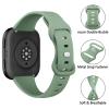 4 Pack Slim Silicone Watch Bands for Amazfit Bip 6/Bip 5/ GTR 4/ GTR 3/3 Pro/GTR 2/2e/GTR 47mm/Balance Watch Band Women Men, 22mm Sport Silicone Adjustable Strap (Black/BlueGrey/Purple/Pine Green) view 2