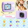 Instant Print Camera for Kids, Christmas Birthday Gifts for Girls Boys Age 3-12, TYPONOS Kids Cameras, Portable Toy Camera for 3 4 5 6 7 8 9 10 Year Old Girl with 32GB SD Card, Purple view 2