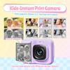 Instant Print Camera for Kids, Christmas Birthday Gifts for Girls Boys Age 3-12, TYPONOS Kids Cameras, Portable Toy Camera for 3 4 5 6 7 8 9 10 Year Old Girl with 32GB SD Card, Purple view 3