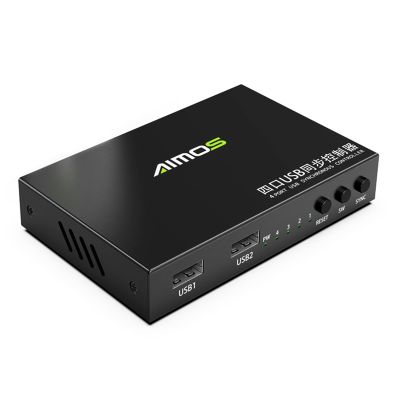 4 Ports KVM Switch Distributor, DNF Keyboard Mouse Synchronizer, USB Shared Display Synchronization Controller