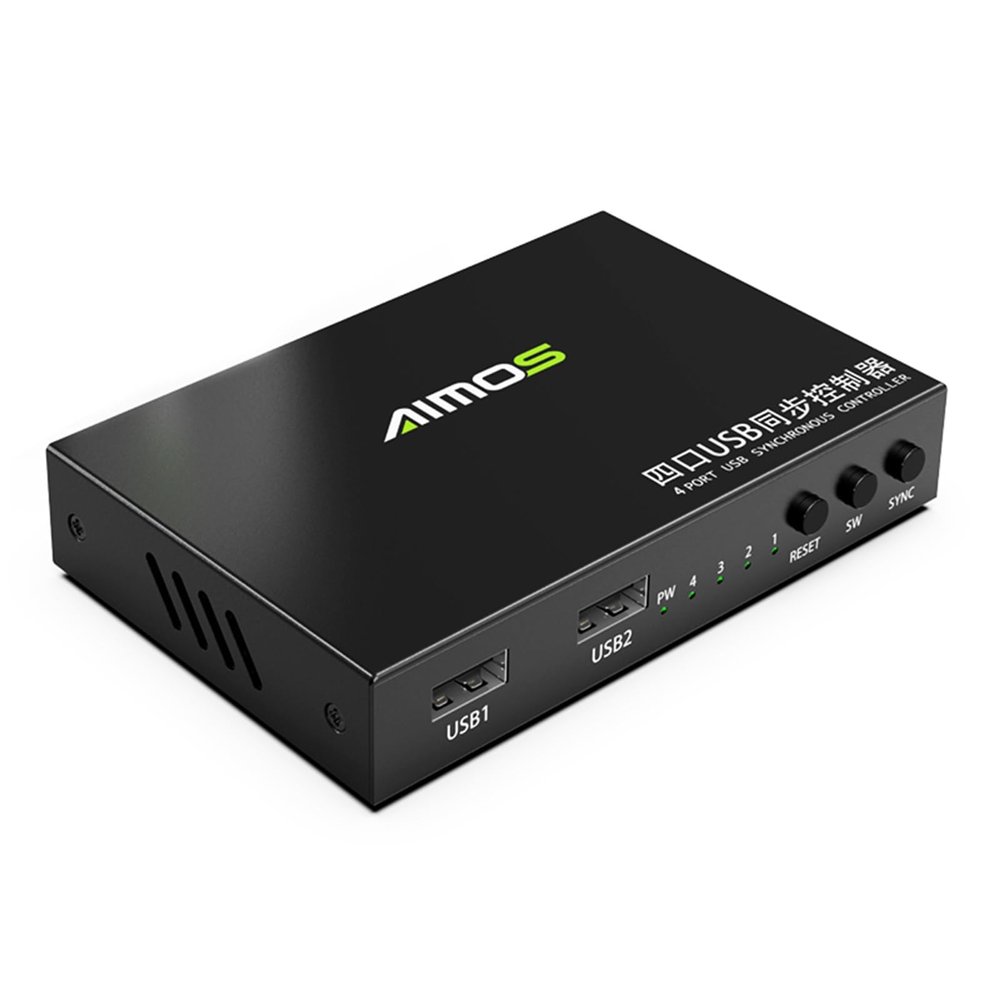 4 Ports KVM Switch Distributor, DNF Keyboard Mouse Synchronizer, USB Shared Display Synchronization Controller