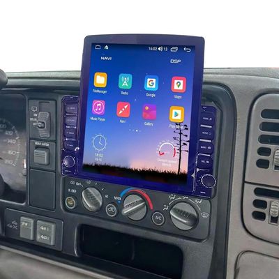 2+32G Double Din Car Radio for GMC Sierra 1500 2003-2006, 9.7 inch Touch Screen Radio for Chevy Silverado Head Unit with Wireless Carplay Bluetooth Backup Camera GPS Navigation FM/RDS DSP Mirror Link