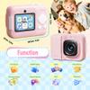 Instant Print Camera for Kids, Christmas Birthday Gifts for Girls Boys Age 3-12, TYPONOS Kids Cameras, Portable Toy Camera for 3 4 5 6 7 8 9 10 Year Old Girl with 32GB SD Card, Pink view 2